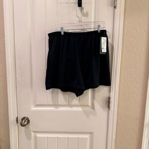 Maxine by Hollywood Black Athletic Swim with Built-In Shorts